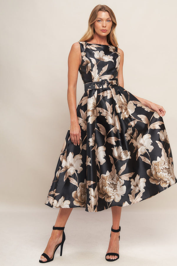 moonlight-blossom-woven-midi-dress Flying Tomato - Sophia's StyleDRESSES-1